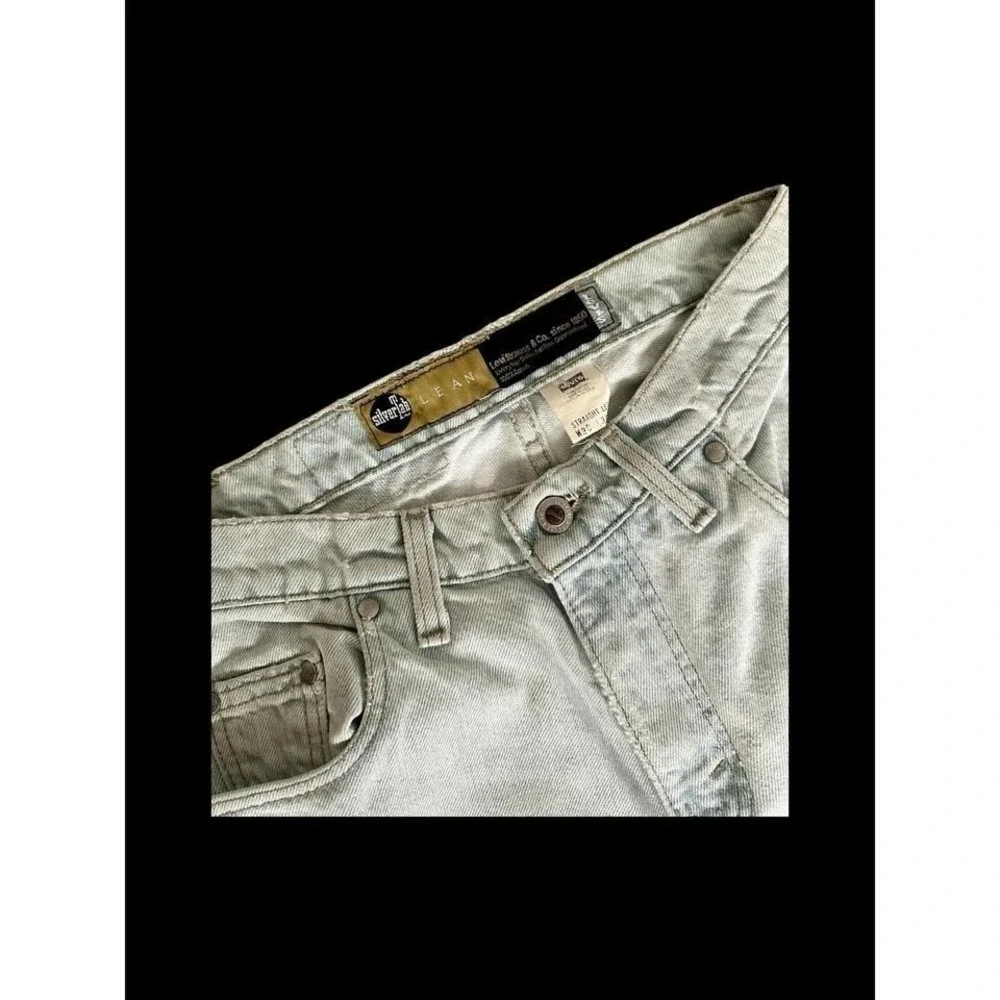 Vintage Y2K Levi's Jeans Silvertab Size 28x29 Rare Lean Fit Skate‎ 90s Unisex